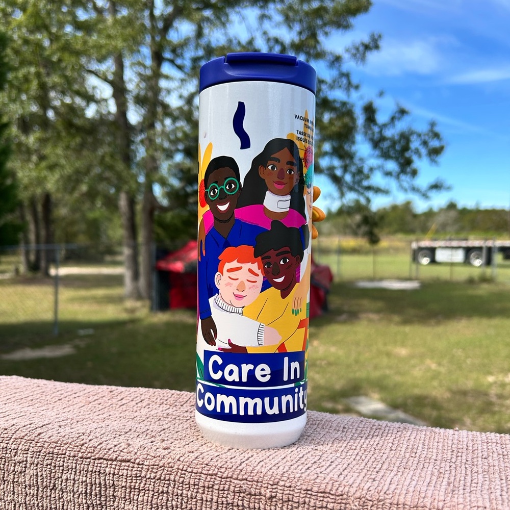 Starbucks 16oz Stainless Steel Tumbler 2024 “Care in Community” Series